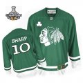 Patrick Sharp Jersey 10 Green Chicago Blackhawks Jerseys