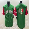 2023 World Cup Mexico blank green majestic baseball jerseys 17