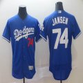 Los Angeles Dodgers #74 Kenley Jansen blue Flexbase Authentic Collection Jersey