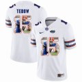 Custom Florida Gators #15 Tim Tebow white fashion college football jersey