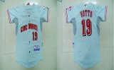 Cincinnati Reds #19 Joey Votto gray MLB Kid Jerseys