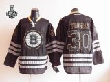 2013 NHL Stanley Cup Boston Bruins 30 Thonas Black hockey Jersey