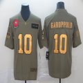 San Francisco 49ers #10 Jimmy Garoppolo green gold Nike Olive 2019 Salute to Service Limited Jersey