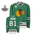 s Chicago Blackhawks #81 HOSSA Green NHL Jerseys