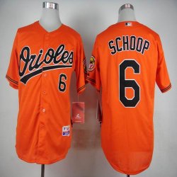 Baltimore Orioles #6 Jonathan Schoop orange MLB baseball Jerseys