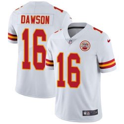 Nike Kansas City Chiefs #16 Dawson white Color Rush Limited Jerseys