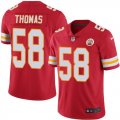 Nike Kansas City Chiefs #58 Derrick Thomas red Color Rush Limited Jerseys