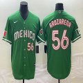 2023 World Cup Mexico #56 Randy Arozarena green majestic baseball jerseys 06