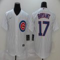 Nike Chicago Cubs Kris Bryant 17# white majestic baseball jersey