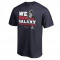 Washington Capitals Fanatics Branded 2018 Stanley Cup Champions Star Wars Own the Galaxy T-Shirt â€“ Navy