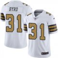 New Orleans Saints #31 Jairus Byrd Nike White Color Rush Limited Jersey