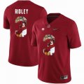 Custom Alabama Crimson Tide #3 Calvin Ridley Red College Color Rush Limited Jerseys