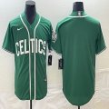 Nike Boston Celtics green baseball jerseys Joint name-BD