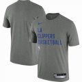 Los Angeles Clippers gray NBA basketball T-Shirts