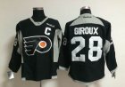 2015 Reebok Philadelphia Flyers #28 Claude Giroux black gray nhl hockey jersey