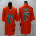 Miami Dolphins #17 Jaylen Waddle orange Nike Color Rush Limited Jersey-BD