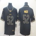 Nike Bears #52 Khalil Mack black gold Color Rush Limited Jersey