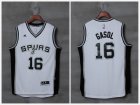 San Antonio Spurs #16 Pau Gasol White Stitched NBA Jersey