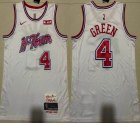 Nike Houston Rockets #4 Jalen Green white nba Basketball jerseys city version-XD