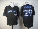 Toronto Blue Jays #29 Joe Carter Black MLB Jerseys