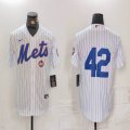 Nike New York Mets #42 white majestic mlb jerseys-BD 01