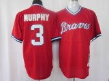 Atlanta Braves MURPHY 3# red MLB Jerseys