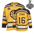 2013 NHL Stanley Cup Final Boston Bruins 16 STURM yellow jerseys