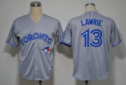 MLB Jerseys Toronto Blue Jays 13 Brett Lawrie Grey 2012