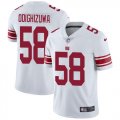 New York Giants #58 Owa Odighizuwa Nike white Color Rush Limited Jersey