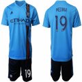 2019-2020 New York City club #19 MEDINA blue soccer jerseys home