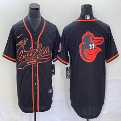 Nike Baltimore Orioles Blank black majestic baseball jersey Joint name-BD 05