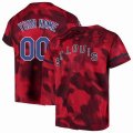 Custom Nike St.Louis Cardinals red Pattern majestic baseball jersey-WBL