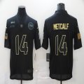 Nike Seattle Seahawks #14 D.K. Metcalf black Salute To Service Limited Jersey-BD