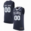 Custom Villanova Wildcats dark blue college basketball jerseys-1