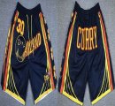 Golden State Warriors dark blue nba basketball shorts