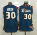 Detroit Pistons #30 Joe Smith blue nba jersyes