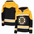 Custom Adidas Boston Bruins black yellow personality Ice Hockey Hooded Sweatshirt