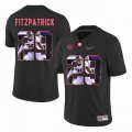 Custom Alabama Crimson Tide #29 Minkah Fitzpatrick black College Color Rush Limited Jerseys