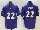 Nike Baltimore Ravens #22 Derrick Henry purple Color Rush Limited Jersey