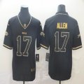 Nike Buffalo Bills #17 Josh Allen black gold Color Rush Limited Jersey