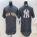 Nike New York Yankees blank gray Flexbase Authentic Collection Jersey-BD 01