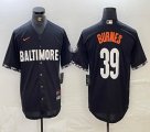 Nike Baltimore Orioles #39 Corbin Burnes black majestic baseball jersey city version-BD