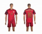 2014 Russia world cup ARSHAVIN 10 red soccer jersey home