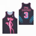 Miami X Pink Panther #3 Black Basketball Jersey