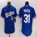 New Los Angeles Dodgers #31 Mike Piazza black Flexbase Authentic Collection Jersey 03