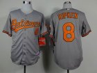 Baltimore Orioles 8 Cal Ripken gray Throwback MLB Jerseys