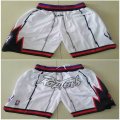 Nike Toronto Raptors white Stitched NBA shorts-TY