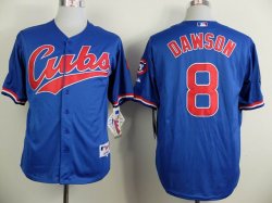 Chicago Cubs Andre Dawson 8# throwback blue new MLB Jersey