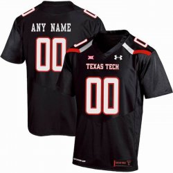 Custom Texas Tech black Raiders Team Football Jersey