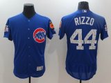 2017 Chicago Cubs Anthony Rizzo #44 blue Flexbase Authentic Collection Jersey